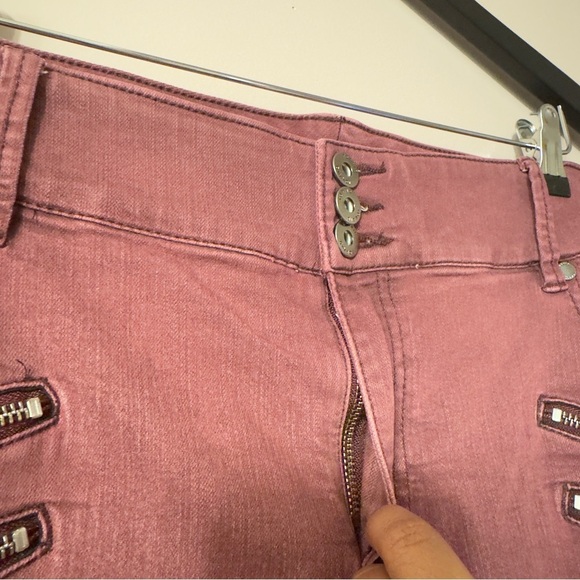 Torrid Super Stretch Jeggings Burgundy Women Size 26S - Picture 7 of 12